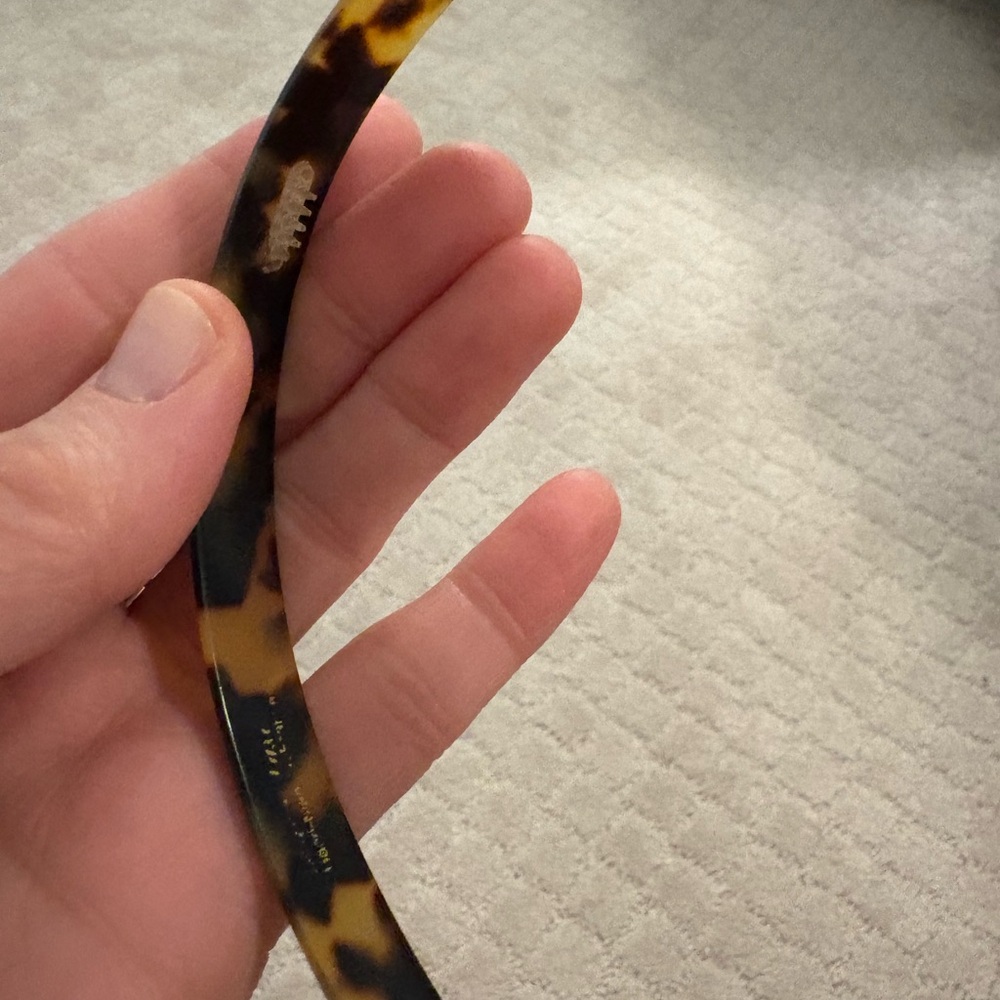 France Luxe 1/2" Tortoise Shell Headband - Picture 3 of 4